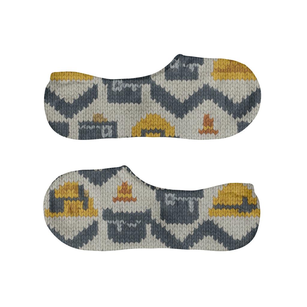 Building-Inspector Knitted Hard Hat Chevron comfortable invisible socks