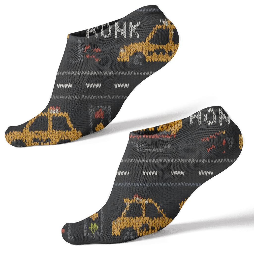 Taxi Driver Knit Stripe Parade stylish athletic ankle socks
