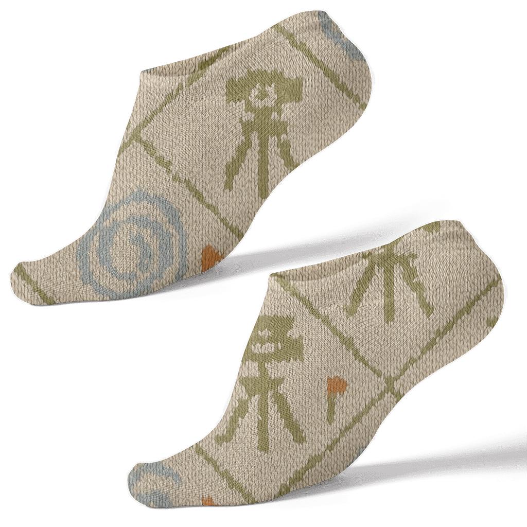Topographic Knit Illusion, Surveyor Edition premium sports ankle socks