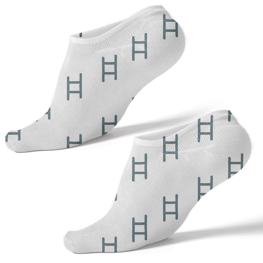 Ladder Step Shift custom ankle socks