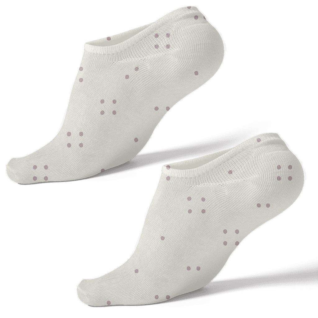 Corner Dot Quartet premium sports ankle socks