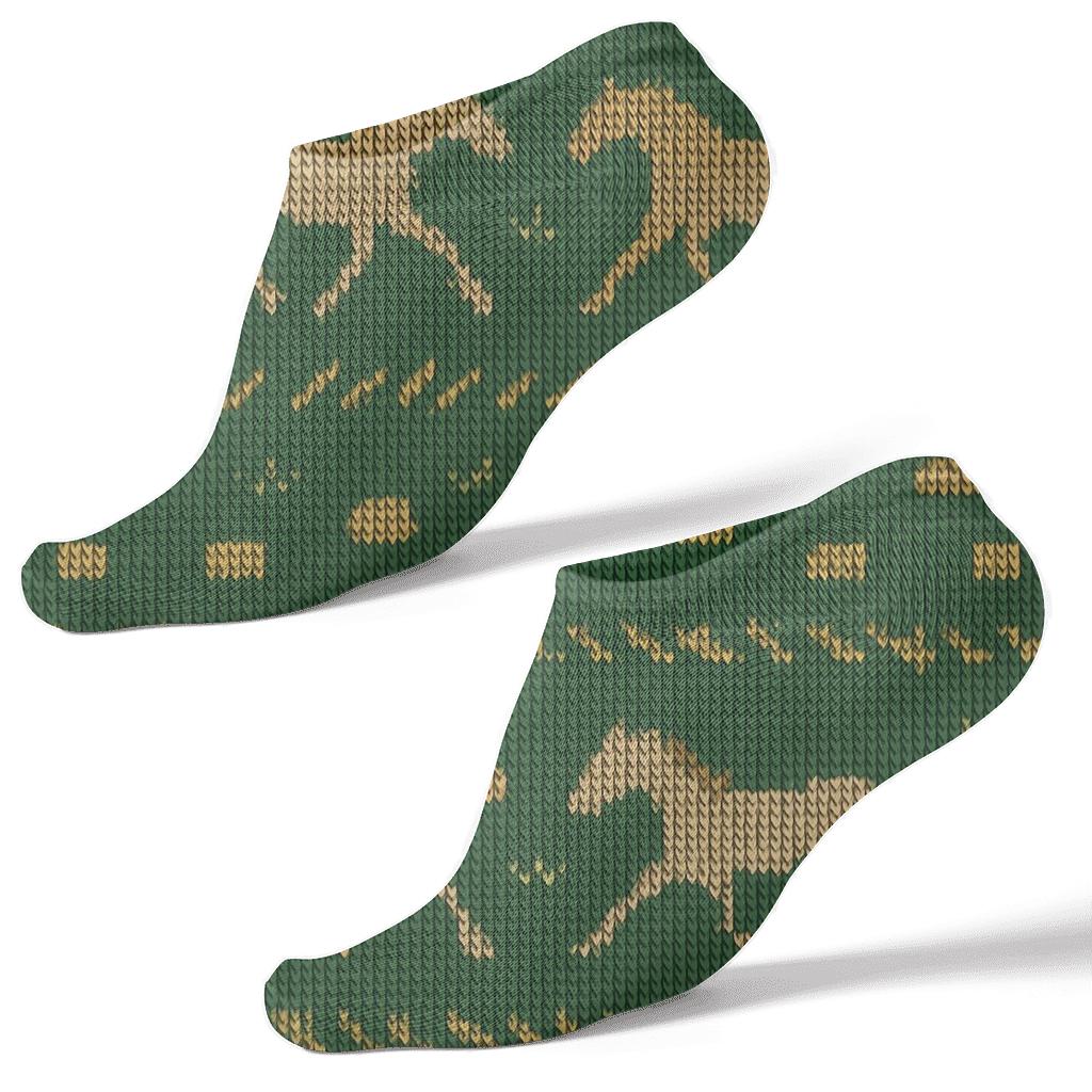 Horse-Looped Knitted Pasture Bands personalized ankle socks