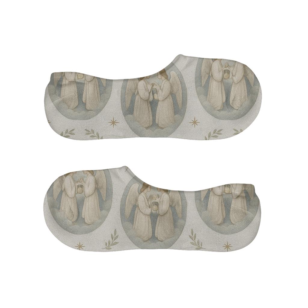 Vintage Celestial Poster Angel Tessellation personalized invisible socks