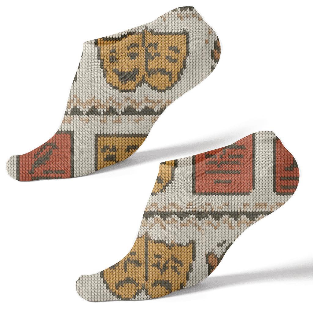 Actor Knit Illusion Applause Grid personalized ankle socks