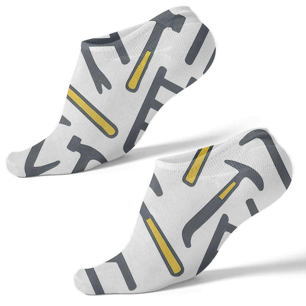Ladder Chevron With Roofer Tool Bands premium sports ankle socks