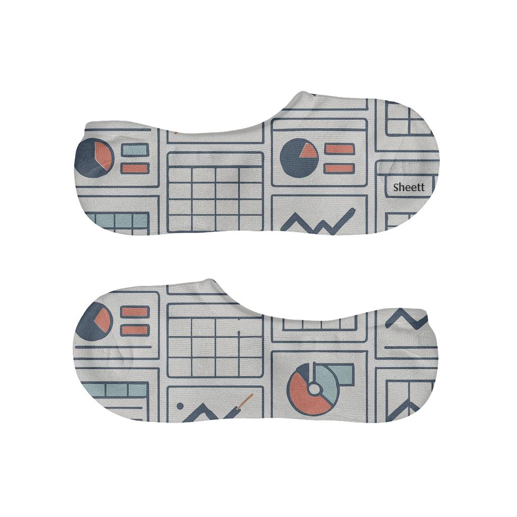 Infographic Collage With Trend Lines, Data Analyst Edition comfortable invisible socks