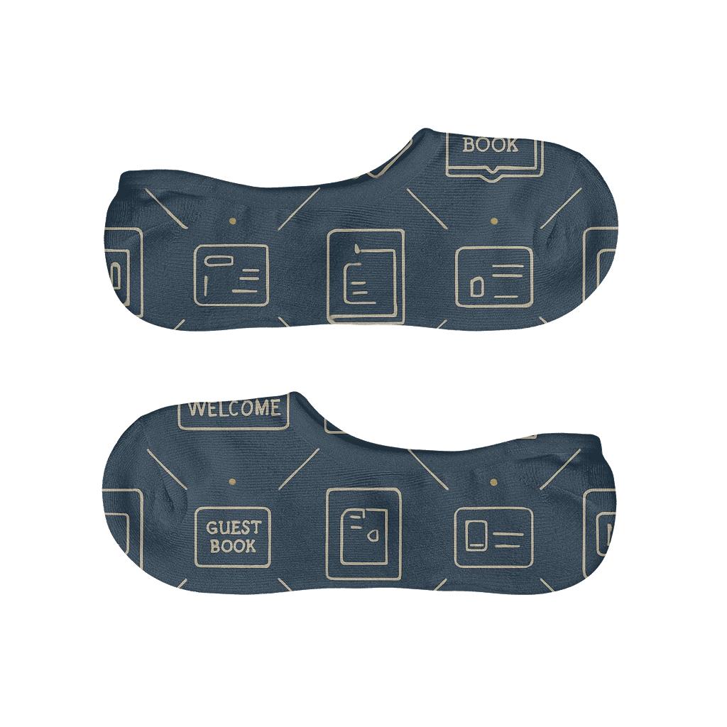 Check In Lattice With Hotel Receptionist Calm comfortable low-cut socks