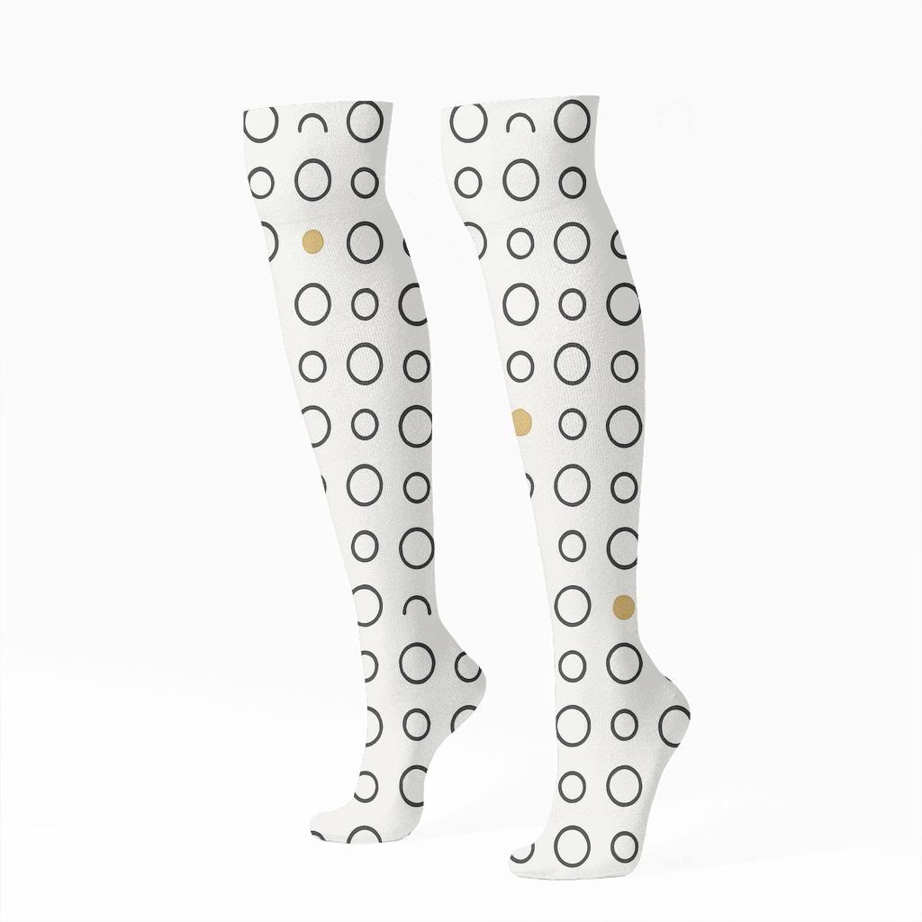 Ring Interval Matrix premium sports knee-high socks