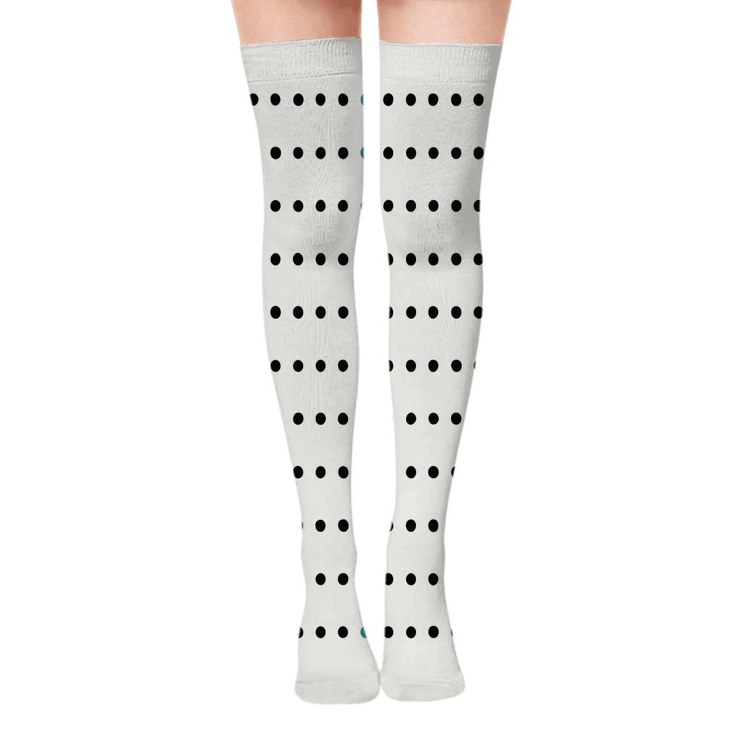 Dot Relay Tracks soft everyday over-the-knee socks