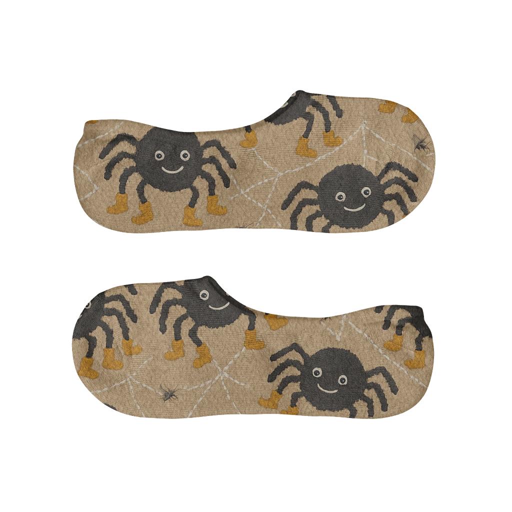 Knitted Illusion Spider Booties Parade trendy no-show sock styles