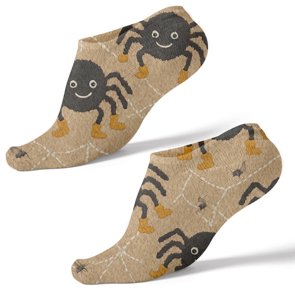 Knitted Illusion Spider Booties Parade soft everyday ankle socks