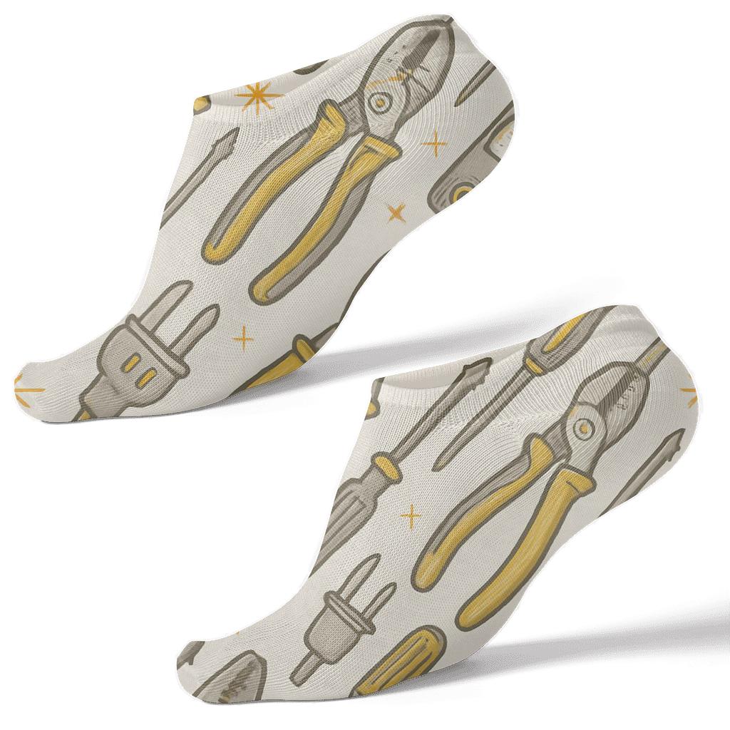 Tool Lattice For The Electrician comfortable cotton ankle socks