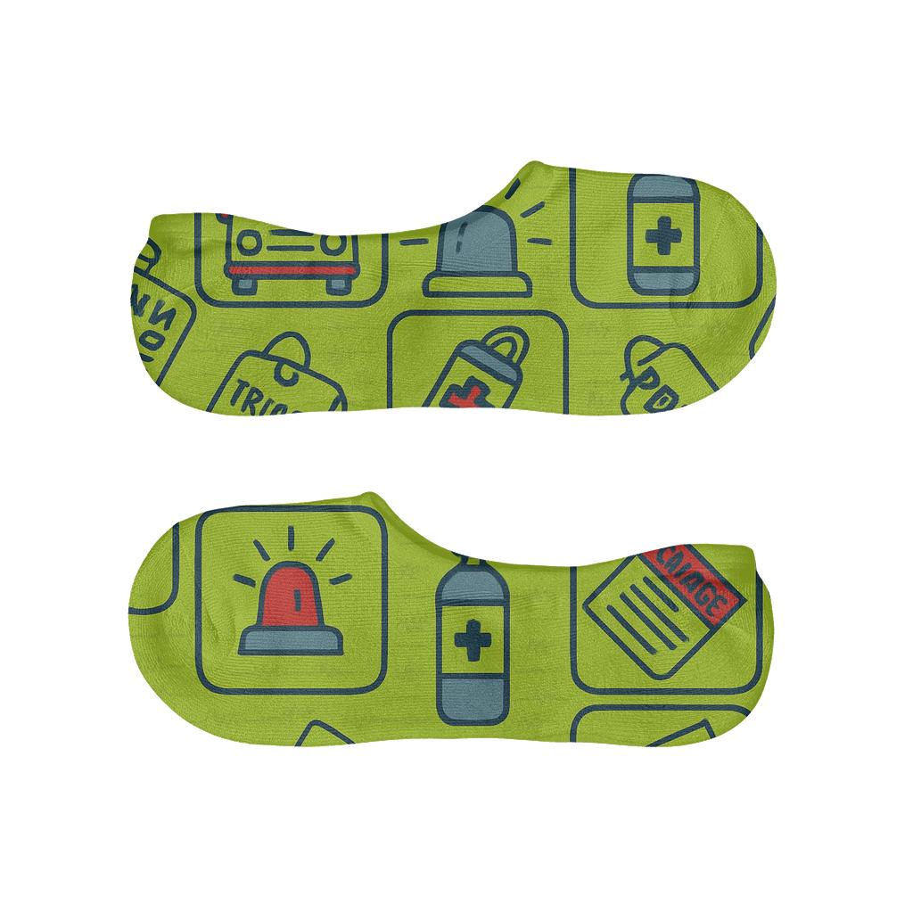 Icon Spotlight Tiles With Paramedic Rhythm comfortable invisible socks