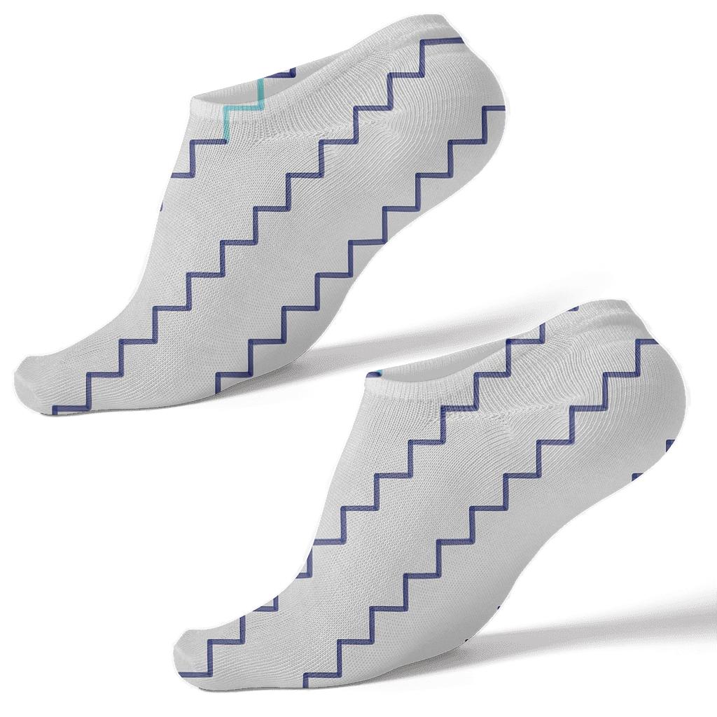 Soft Stair Step Pins soft everyday ankle socks