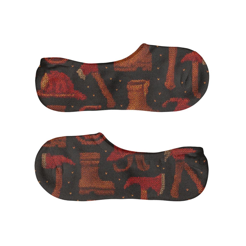 Fire Fighter Knitted Gear Grid anti-slip no-show socks