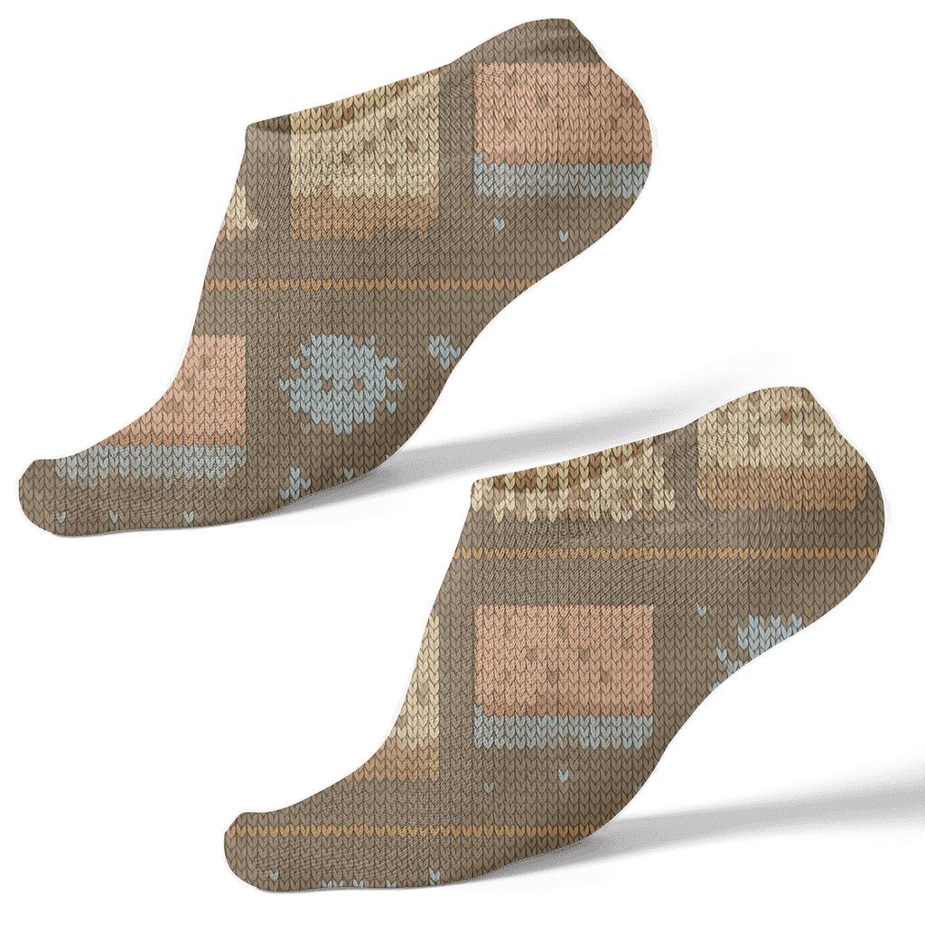 Housekeeper Mop Head Progression On Warm Neutral Field stylish athletic ankle socks