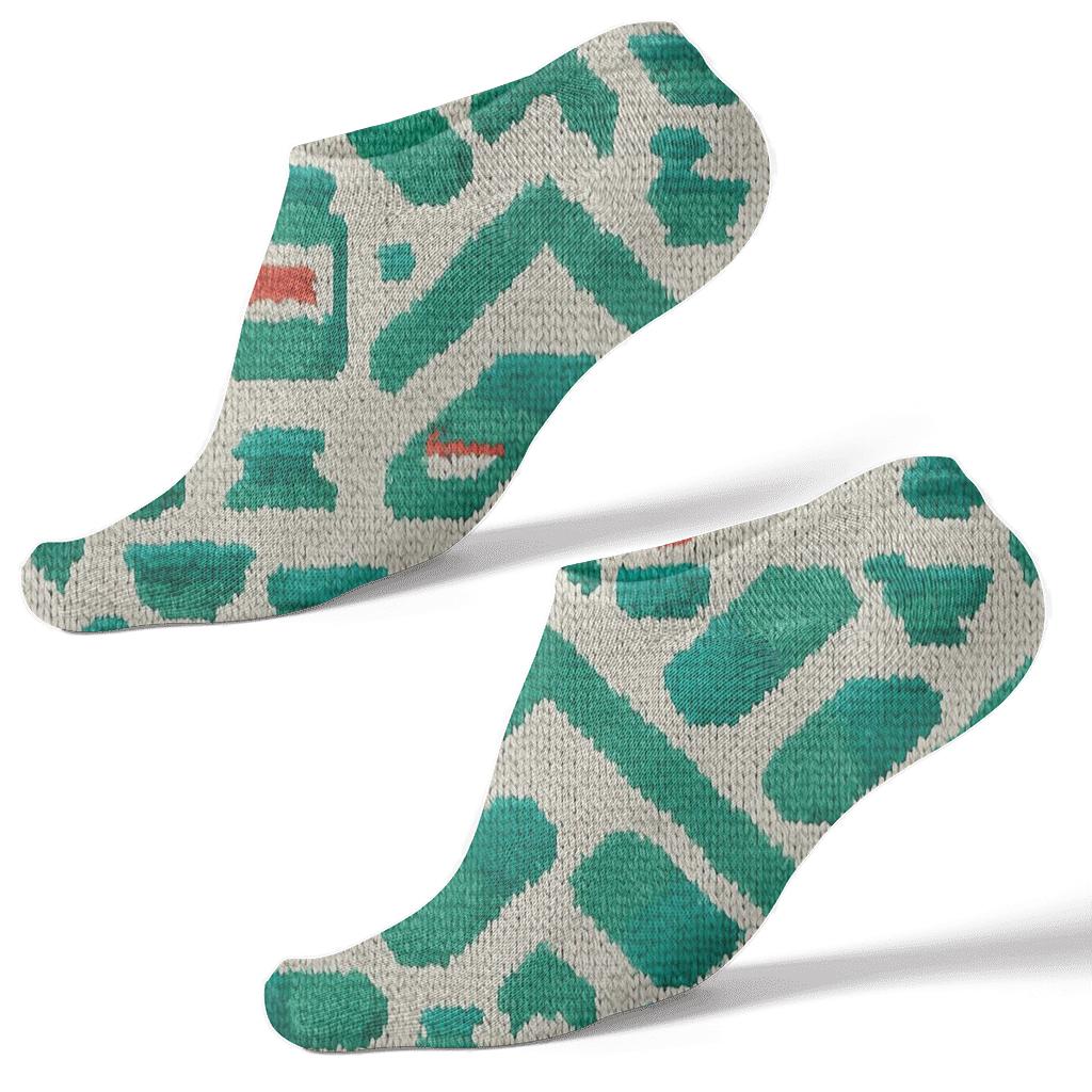 Pharmacist Capsule Chevron Knit Illusion unique graphic ankle socks