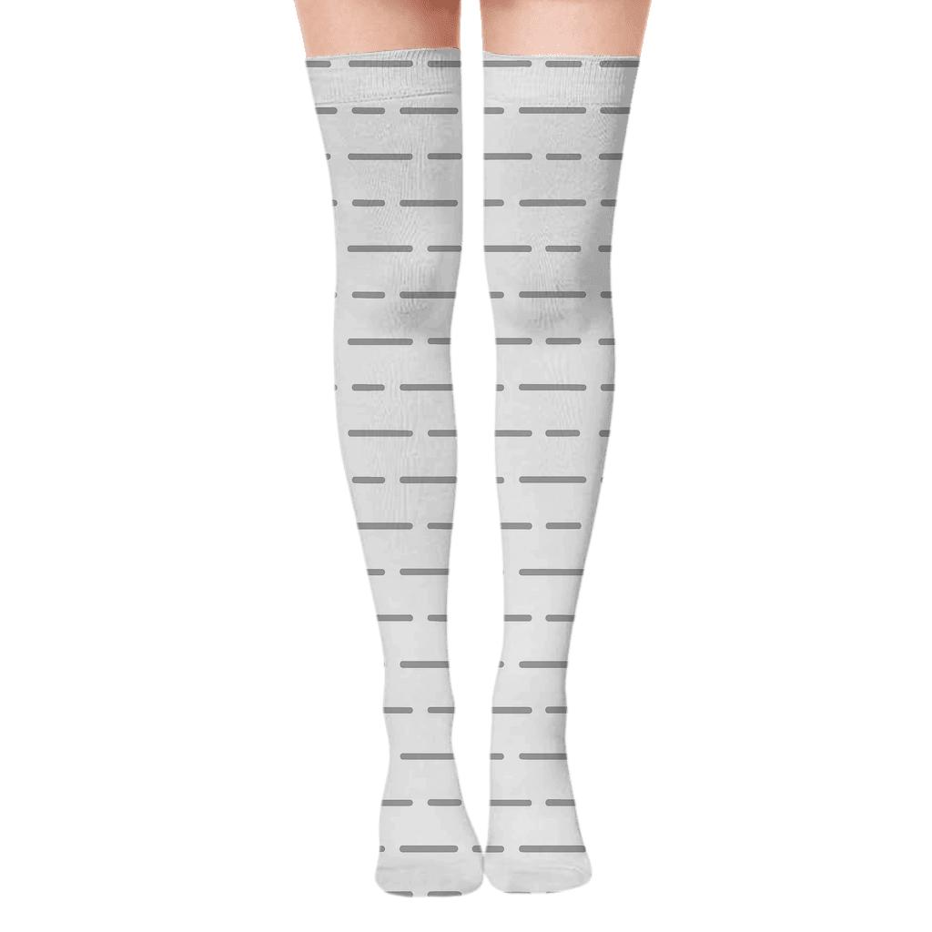 Even Dash Sequence personalized over-the-knee socks