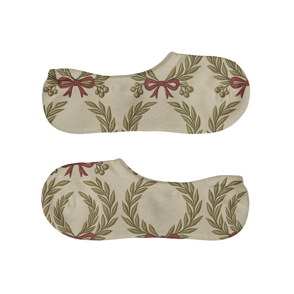 Vintage Poster Laurel Study With Wreath Medallions trendy no-show sock styles