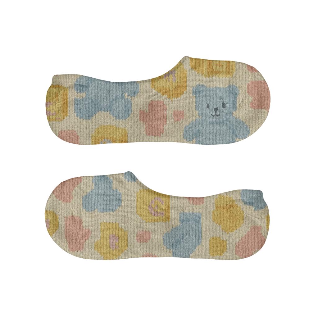 Knitted Playroom Tessellation For Childcare Worker personalized no-show socks