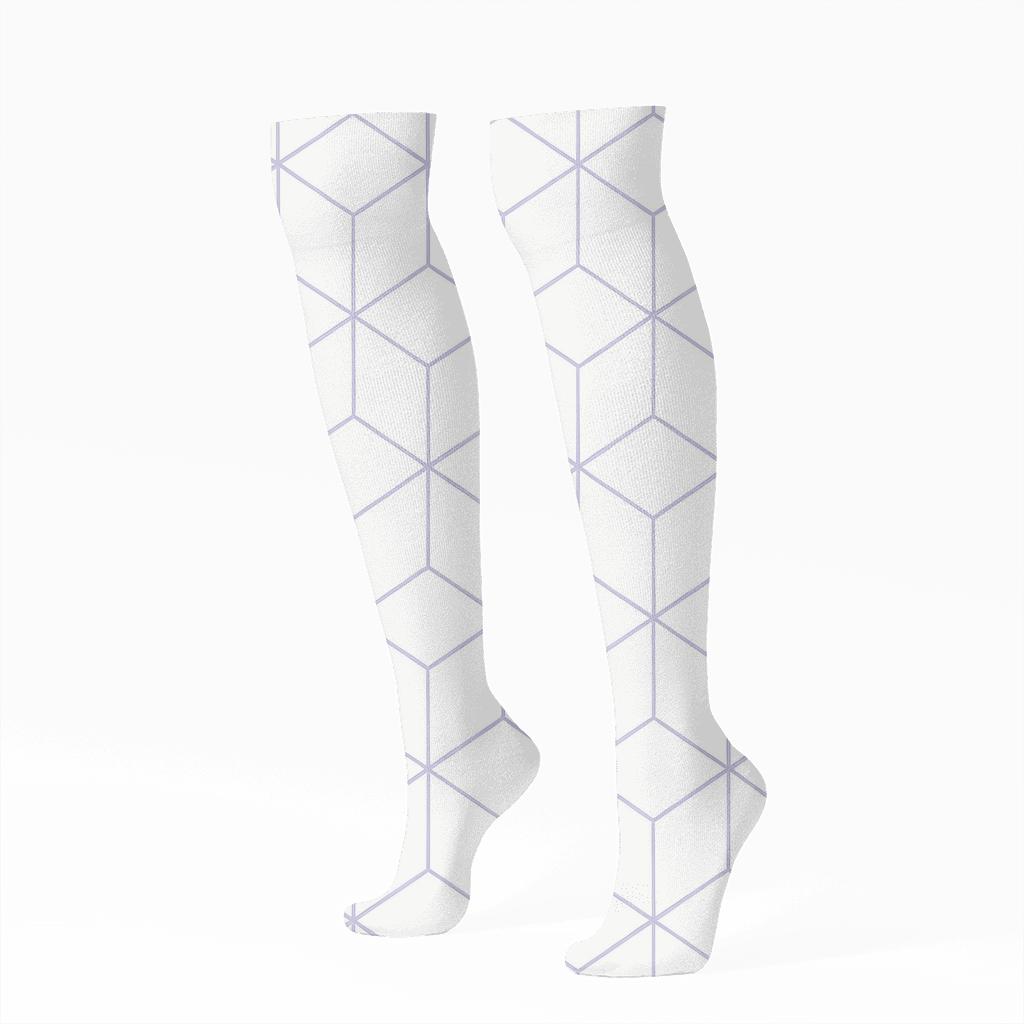 Prism Line Tessellate premium sports knee-high socks