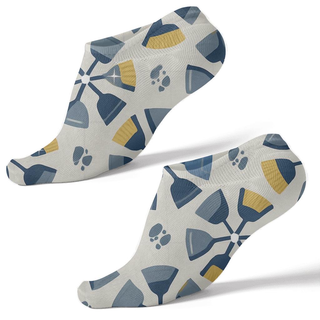 Broom And Dustpan Pinwheel Custodian Tiles premium sports ankle socks