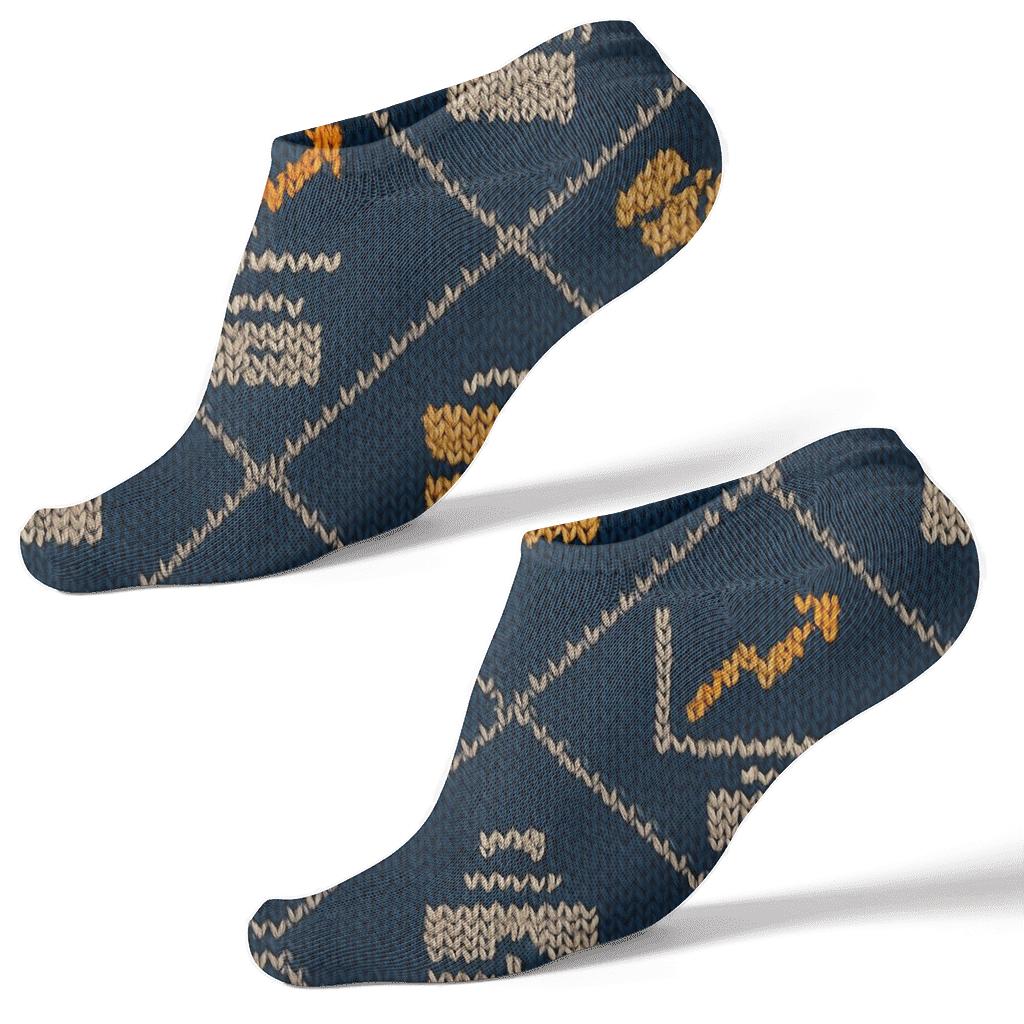 Knitted Salesperson Deal Dash Pattern personalized ankle socks