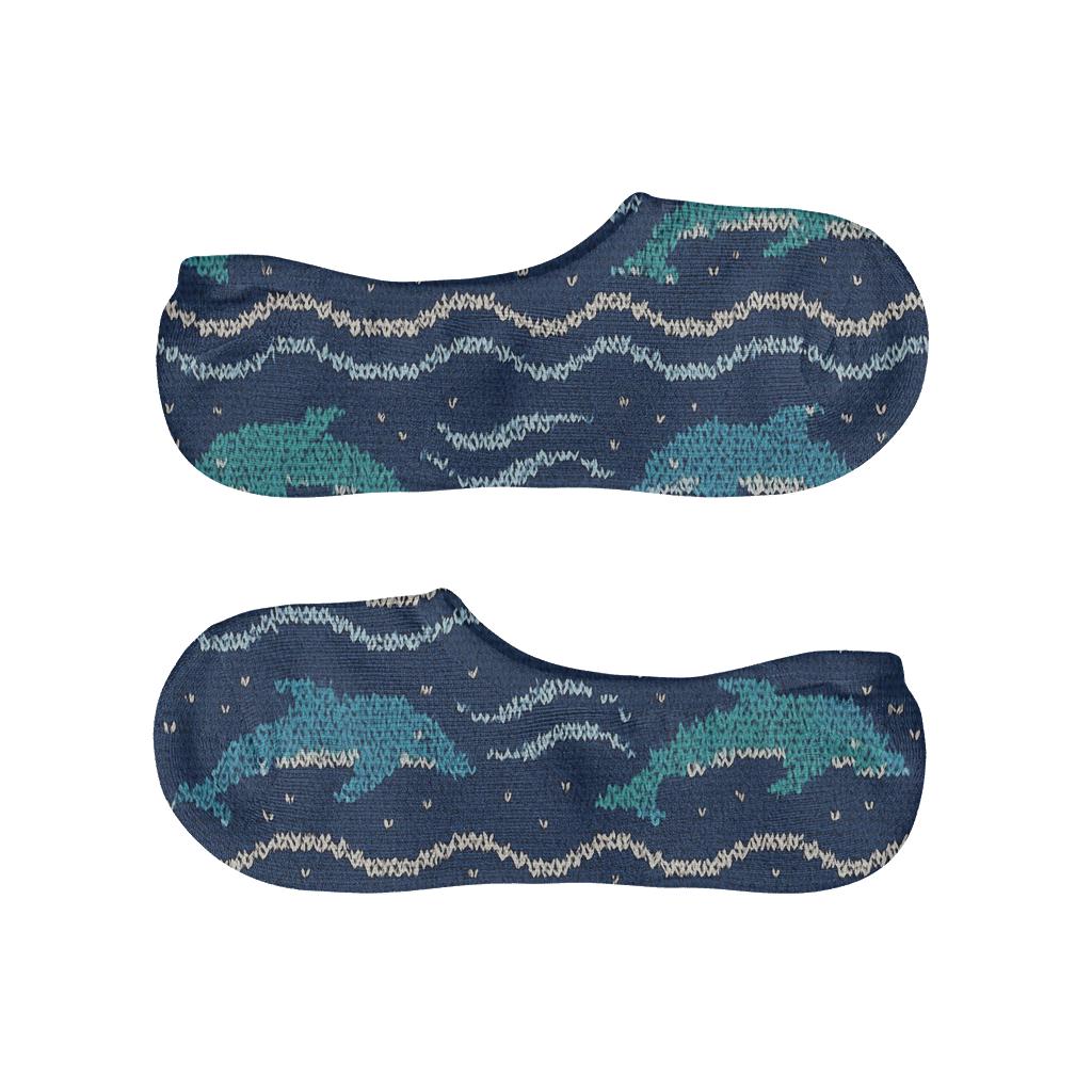 Knitted Dolphin Current Bands personalized invisible socks