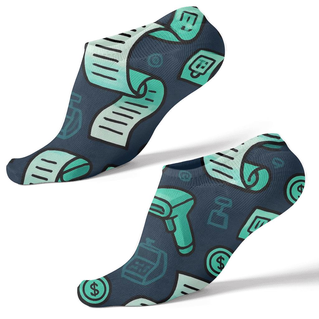 Receipt Constellations With Cashier Rhythm soft everyday ankle socks