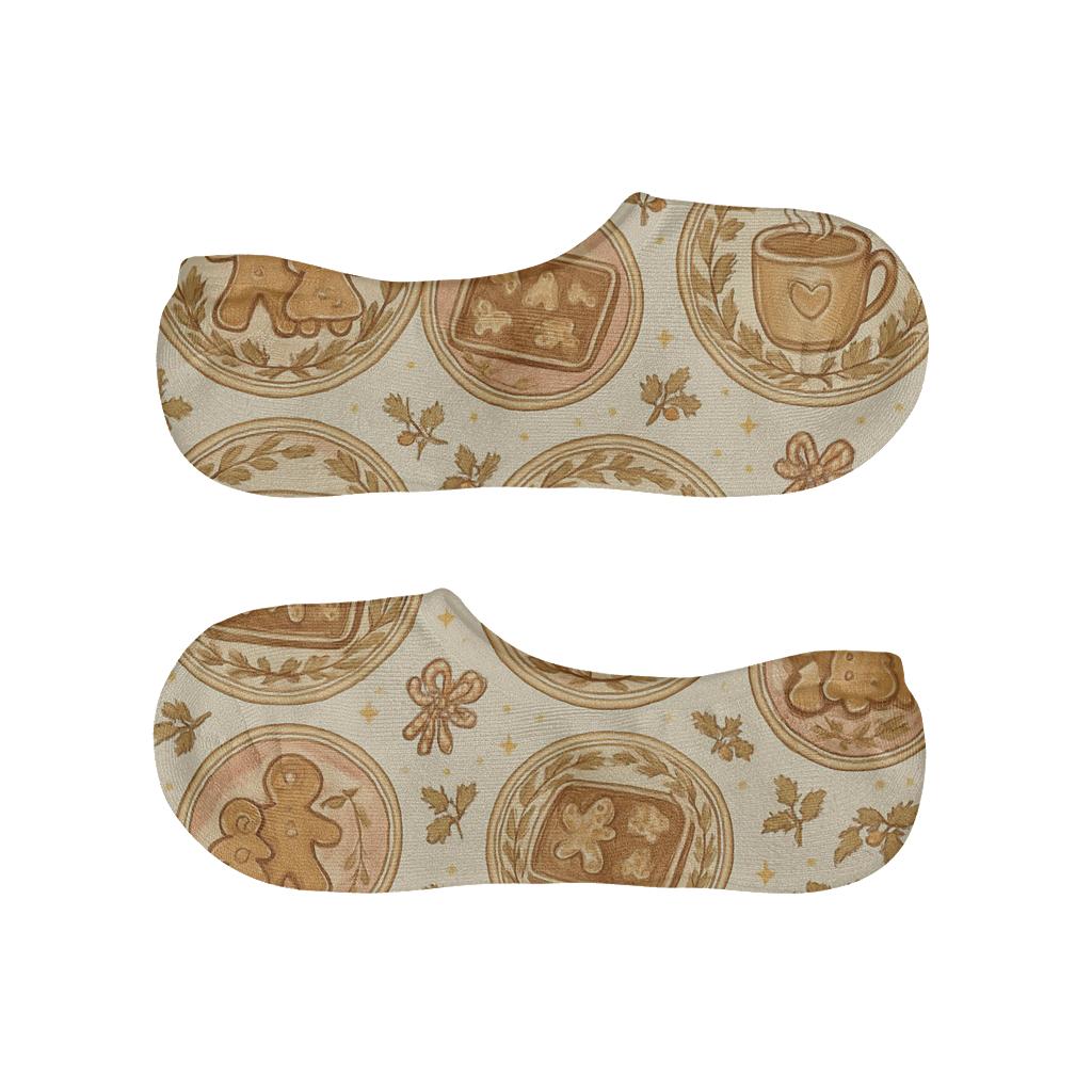 Gingerbread Medallions For Baking With Mrs. Claus comfortable low-cut socks