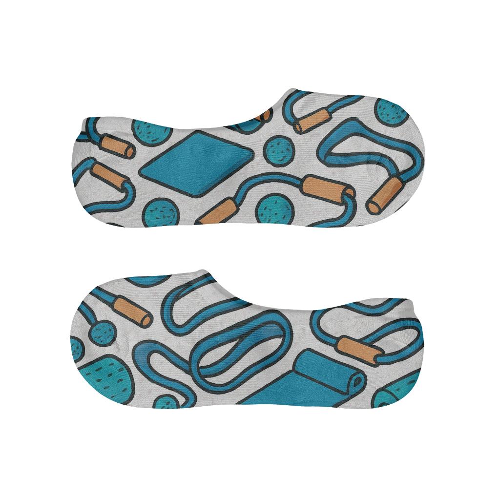 Rehab Tool Parade Physical Therapist Pattern custom no-show socks