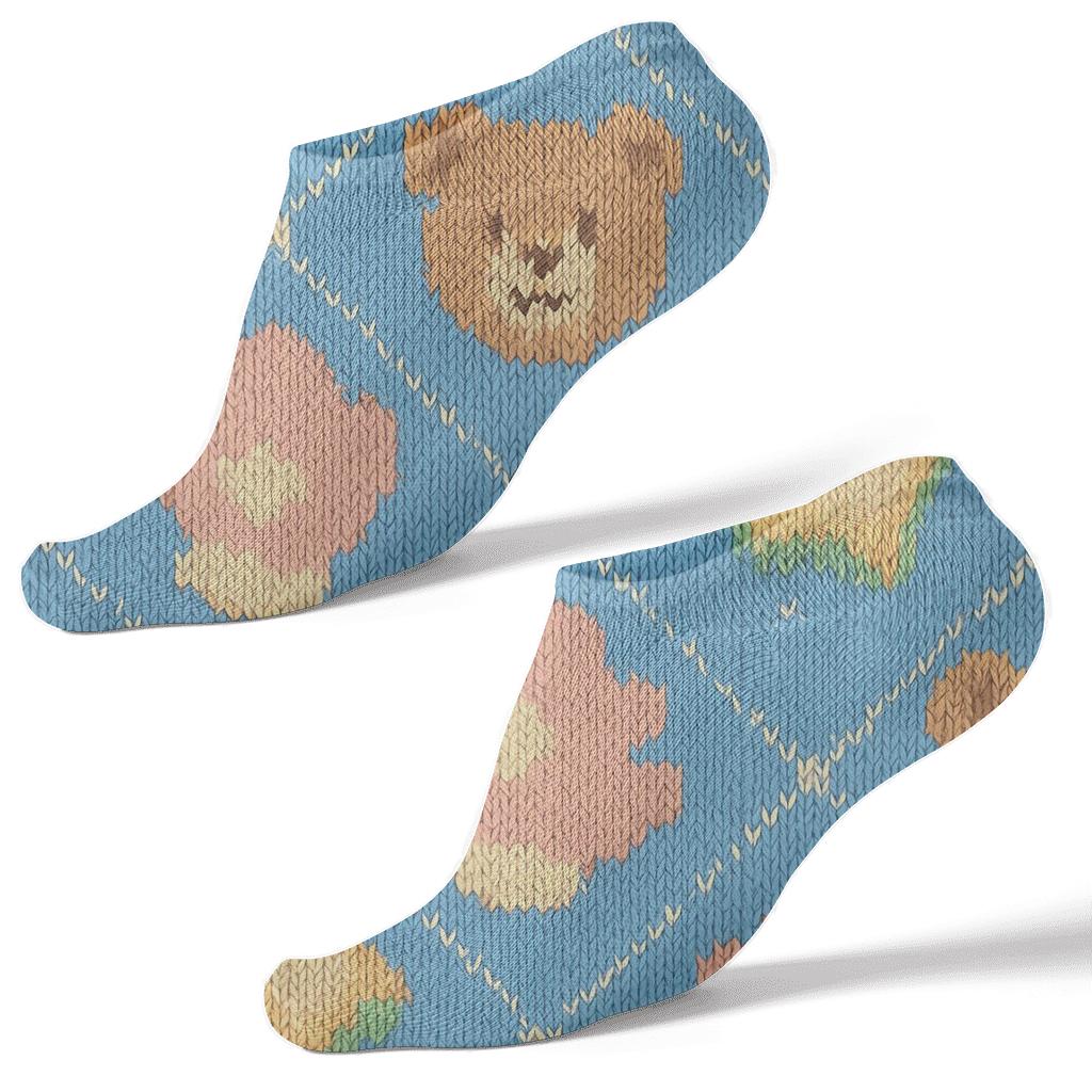 Knitted Lullaby Tiles For The Childcare Worker stylish athletic ankle socks