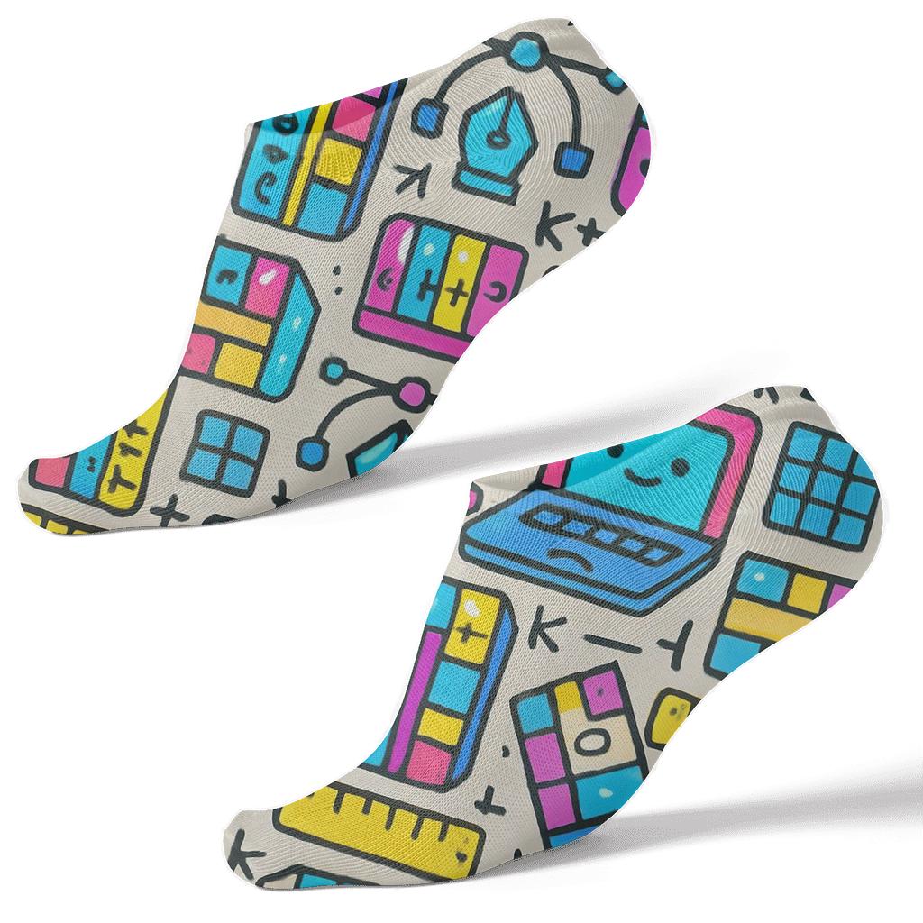 Studio Tools Tessellation For Graphic Designer soft everyday ankle socks