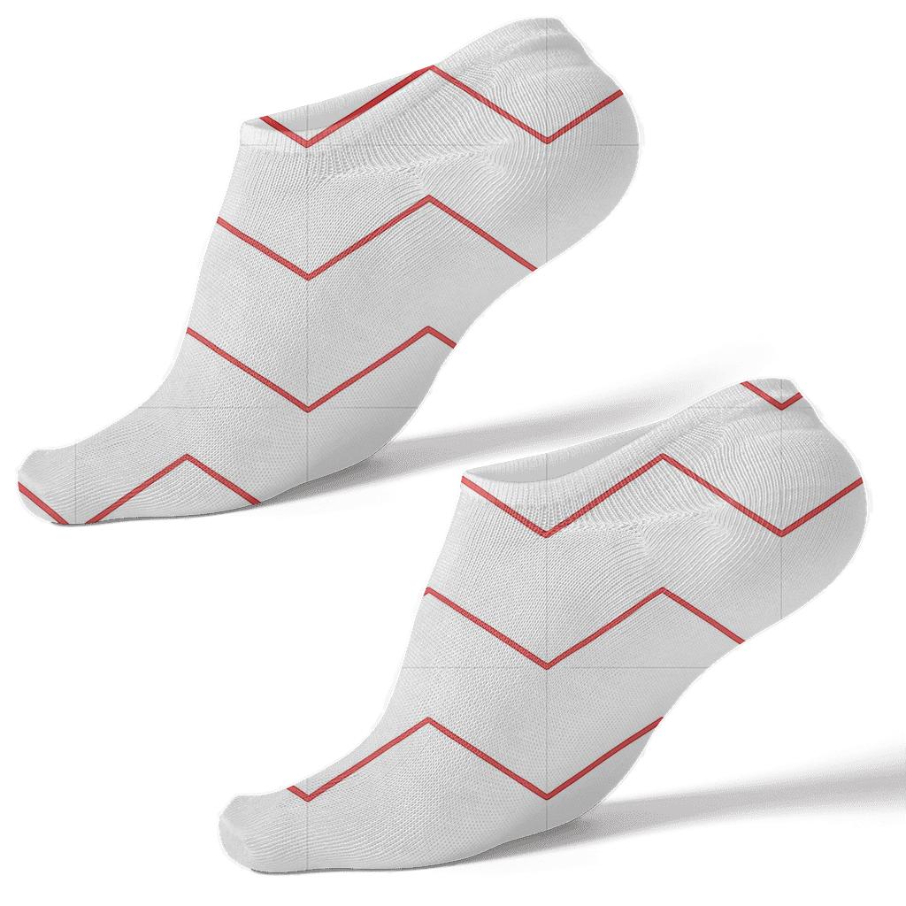 Solar Flare Chevron Lite premium sports ankle socks