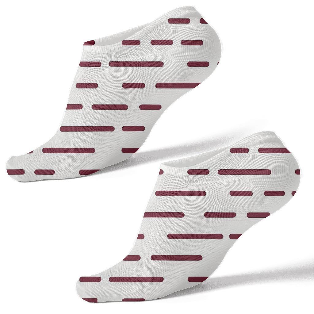 Dash Sequence Rows premium sports ankle socks