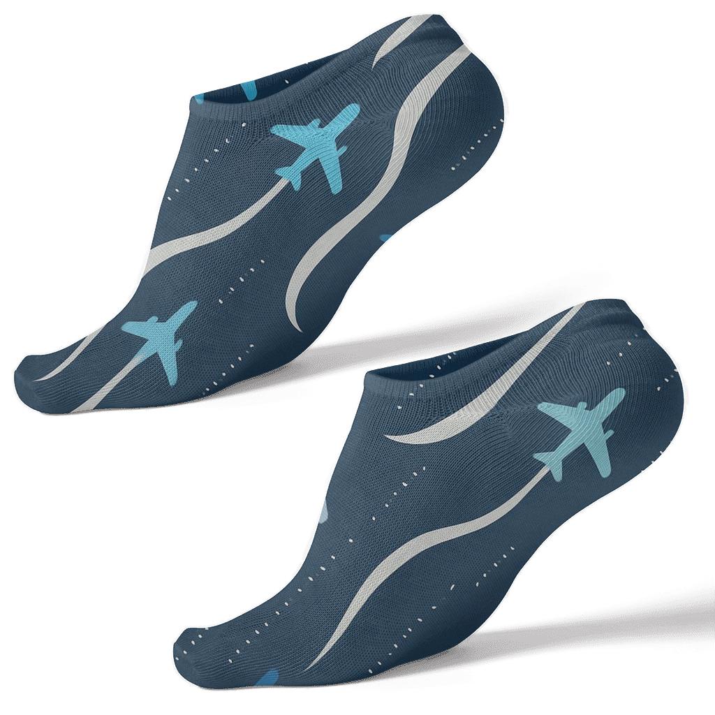 Jet Stream Bandana, Airplane Edition stylish athletic ankle socks