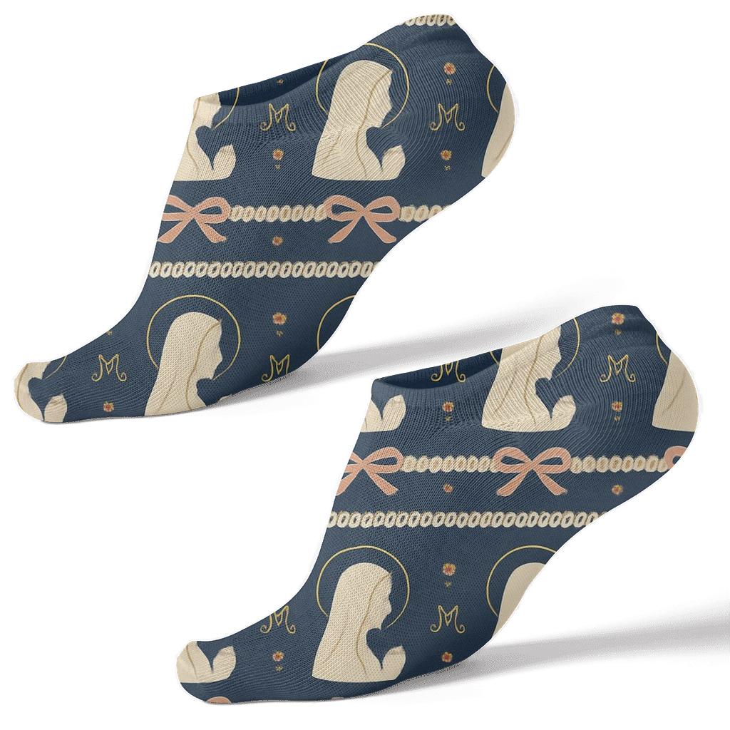 Ribbon Lace Mary-Grade Border Bands stylish athletic ankle socks
