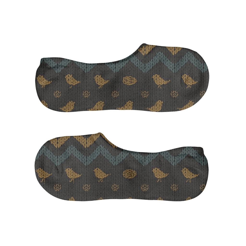 Bird Knitted Chevron Featherbands comfortable low-cut socks