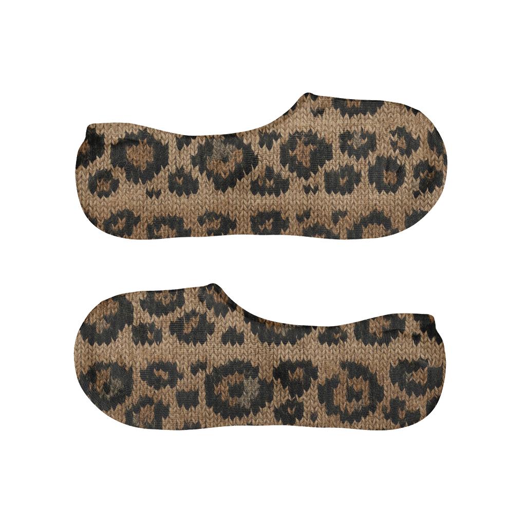 Charcoal Knit Rosette Stripe Bands On Warm Neutral Background breathable seamless no-show sockscustom no-show socks