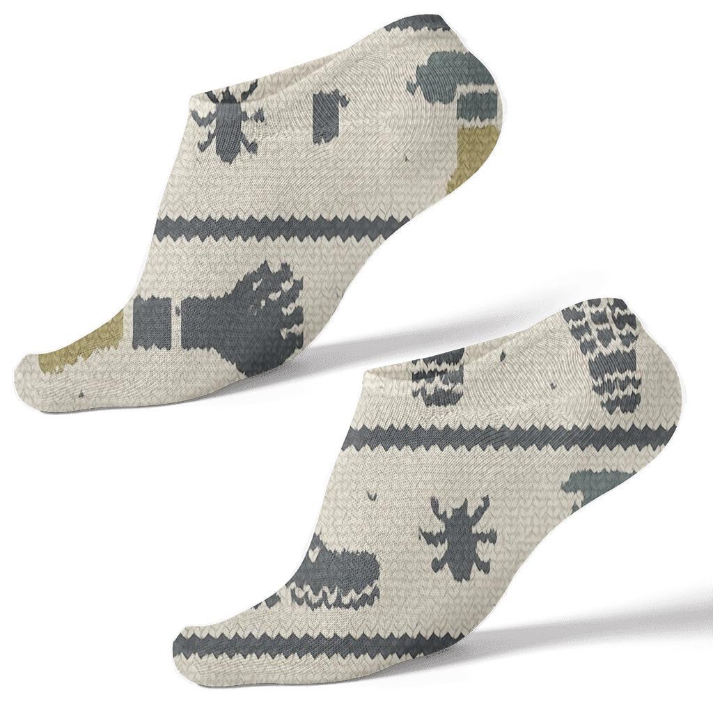 Knitted Service Icons For Pest Control Technician comfortable cotton ankle socks