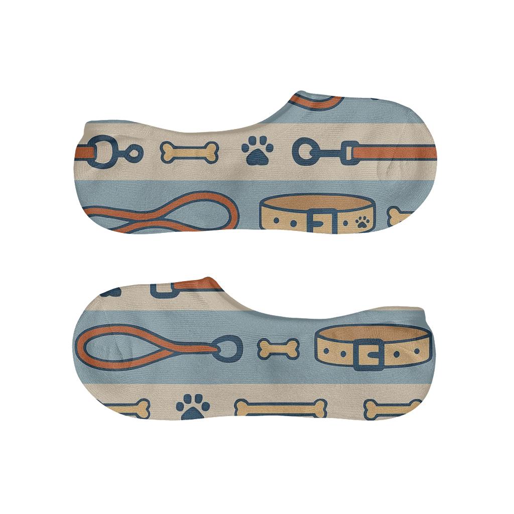 Collar Stripe Dog Pattern Bands comfortable invisible socks