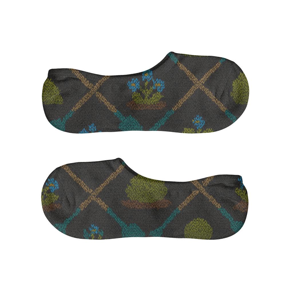 Landscaper Knitted Illusion Tool Trellis unique hidden socks