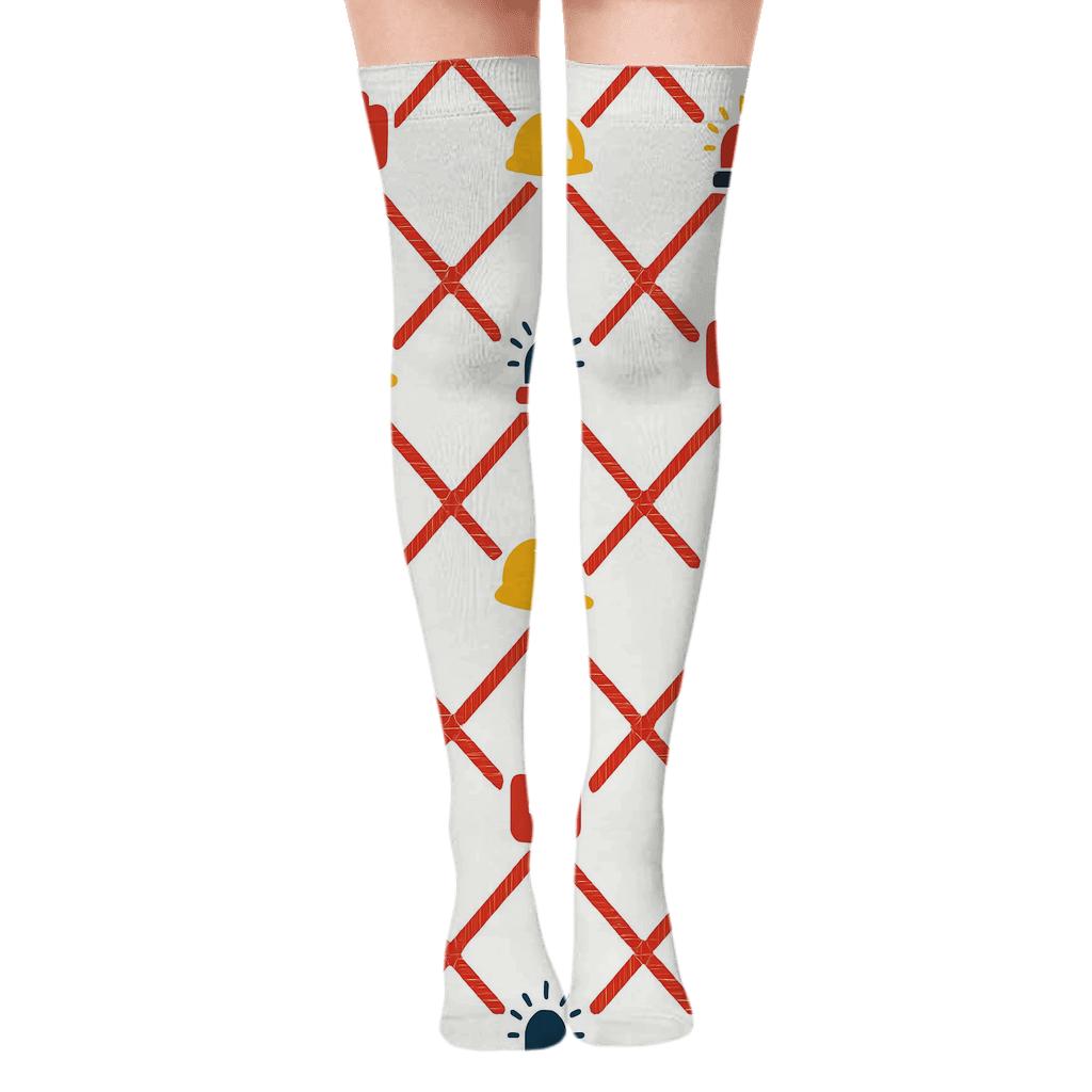 Rescue Rope Lattice For The Search And Rescue Worker stylish fashion over-the-knee socks