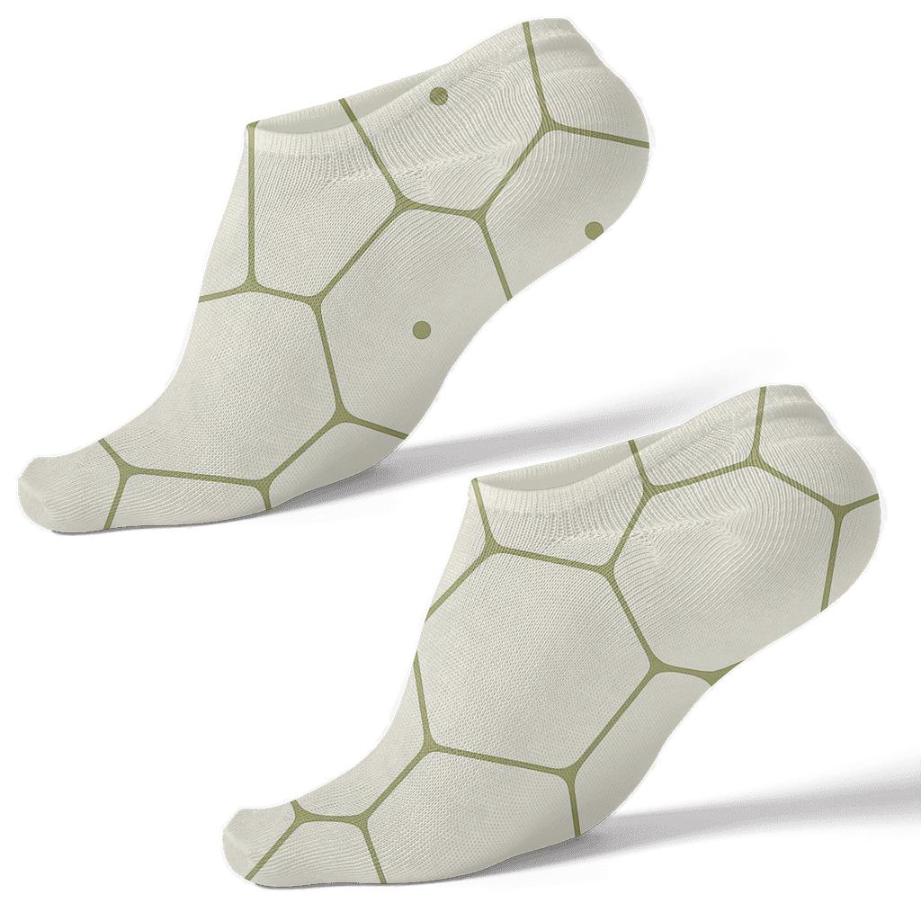 Cellular Mesh Sparse stylish athletic ankle socks