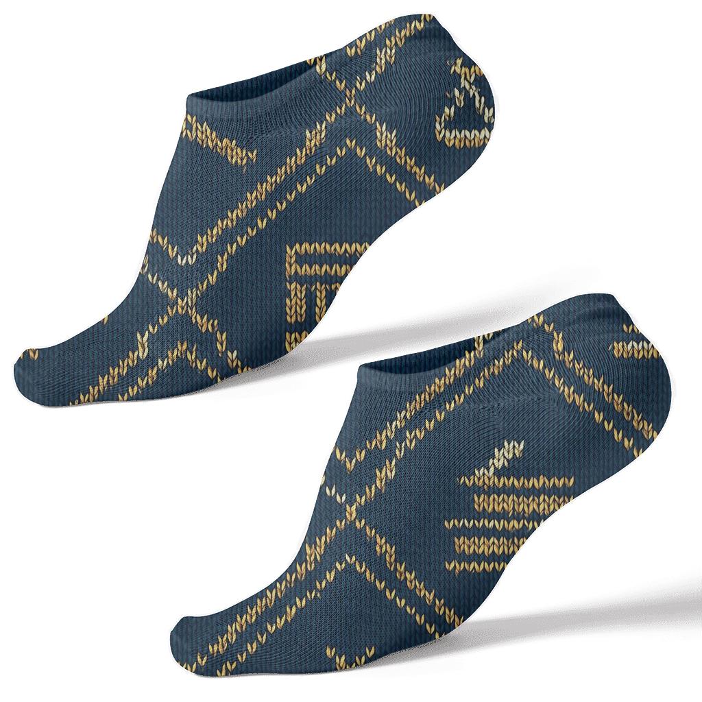 Courtroom Knit Illusion For Lawyer Chic personalized ankle socks