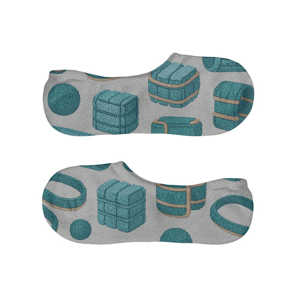 Knitted Illusion Rehab Tools, Physical Therapist Edition soft cotton no-show socks