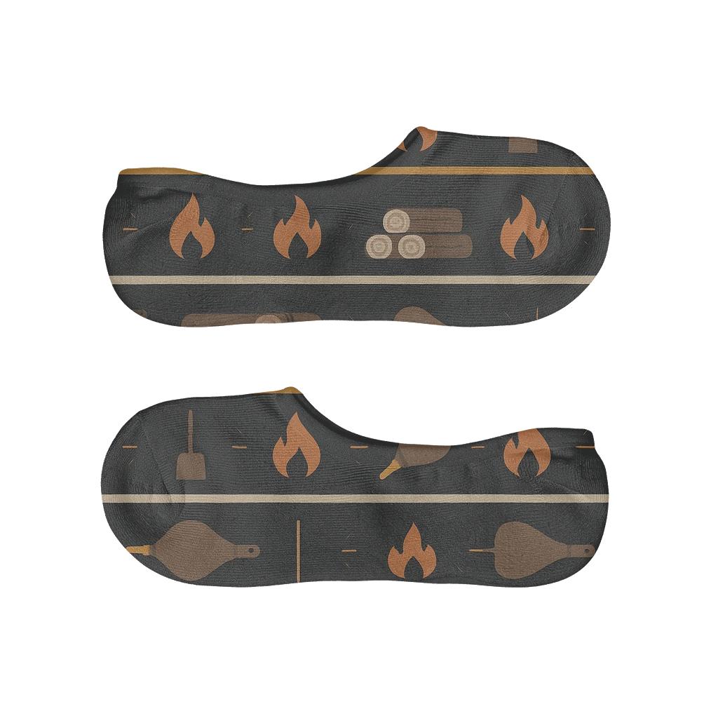 Fireplace Tool Band Repeat trendy no-show sock styles