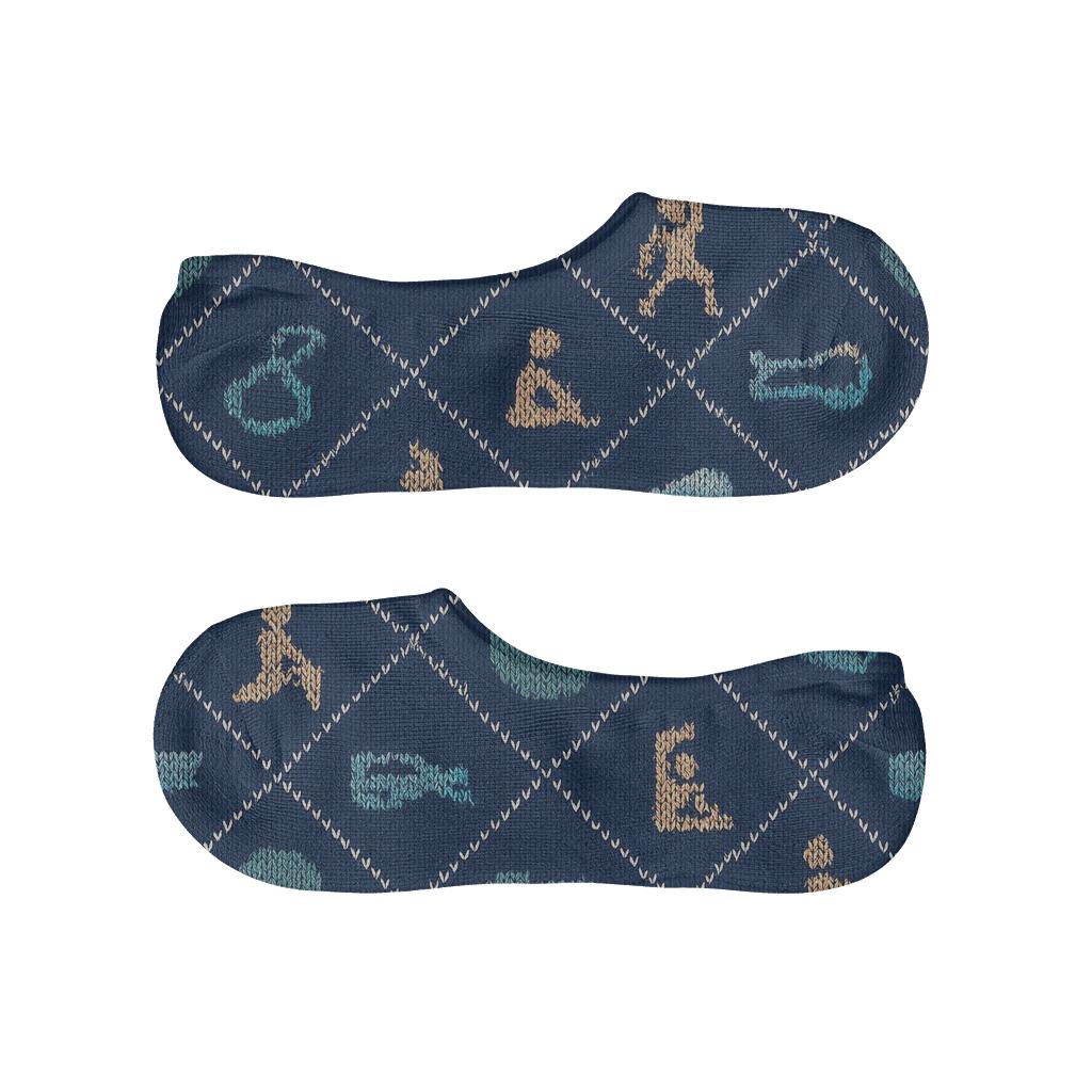 Knitted Illusion Rehab Tools, Physical Therapist Edition trendy no-show sock styles
