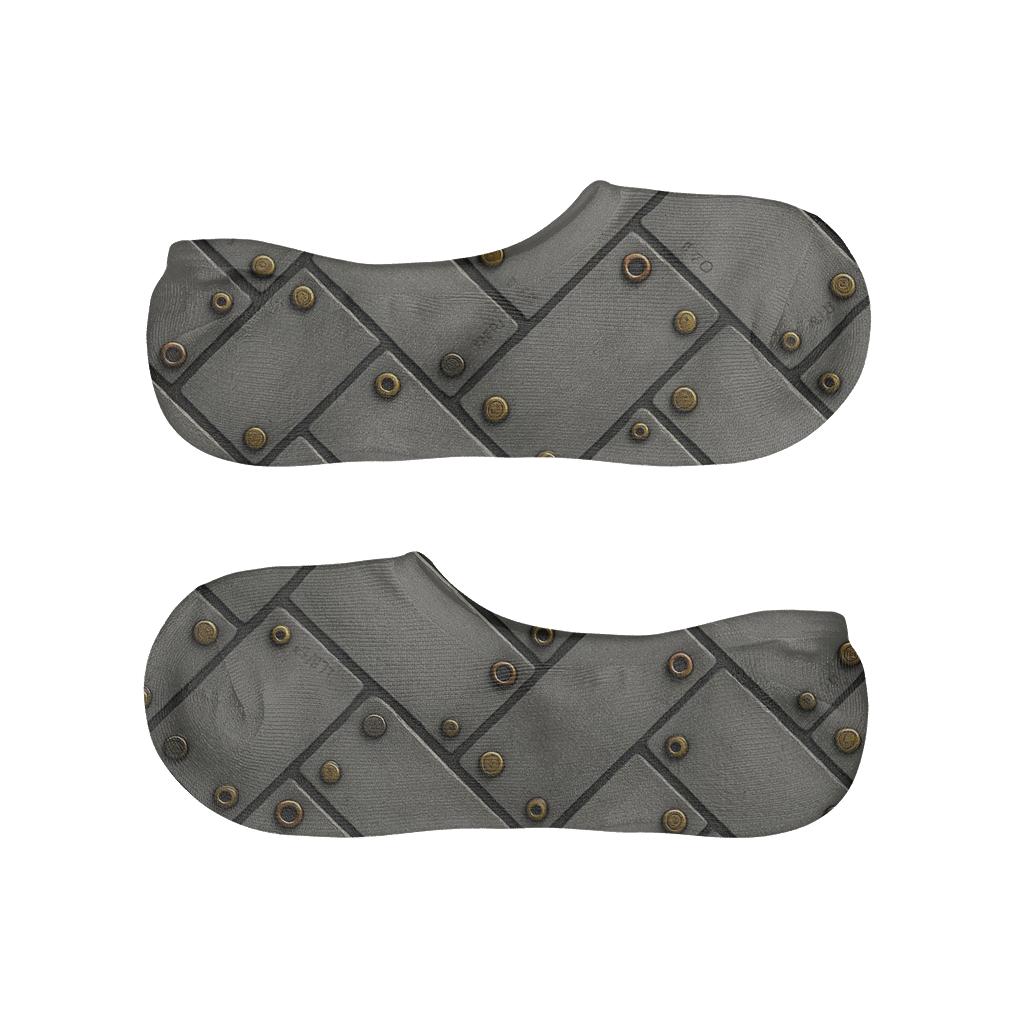 Mechanical Engineer Rivet Weave Tessellation breathable seamless no-show sockscustom no-show socks