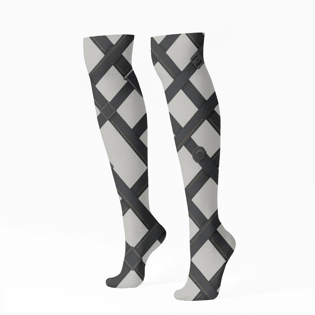 Camera Strap Lattice, Photographer Edition comfortable cotton knee-high socks